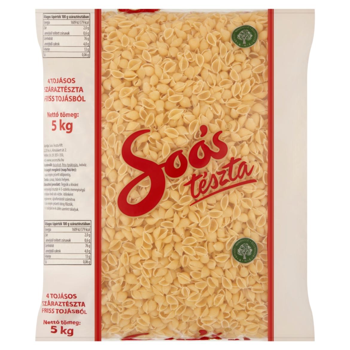 Soós kagyló 4 tojásos száraztészta