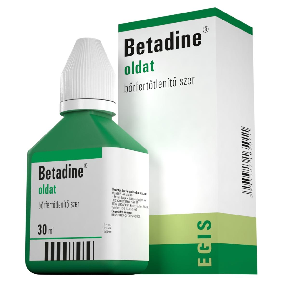 Betadine oldat fertőtlenítő
