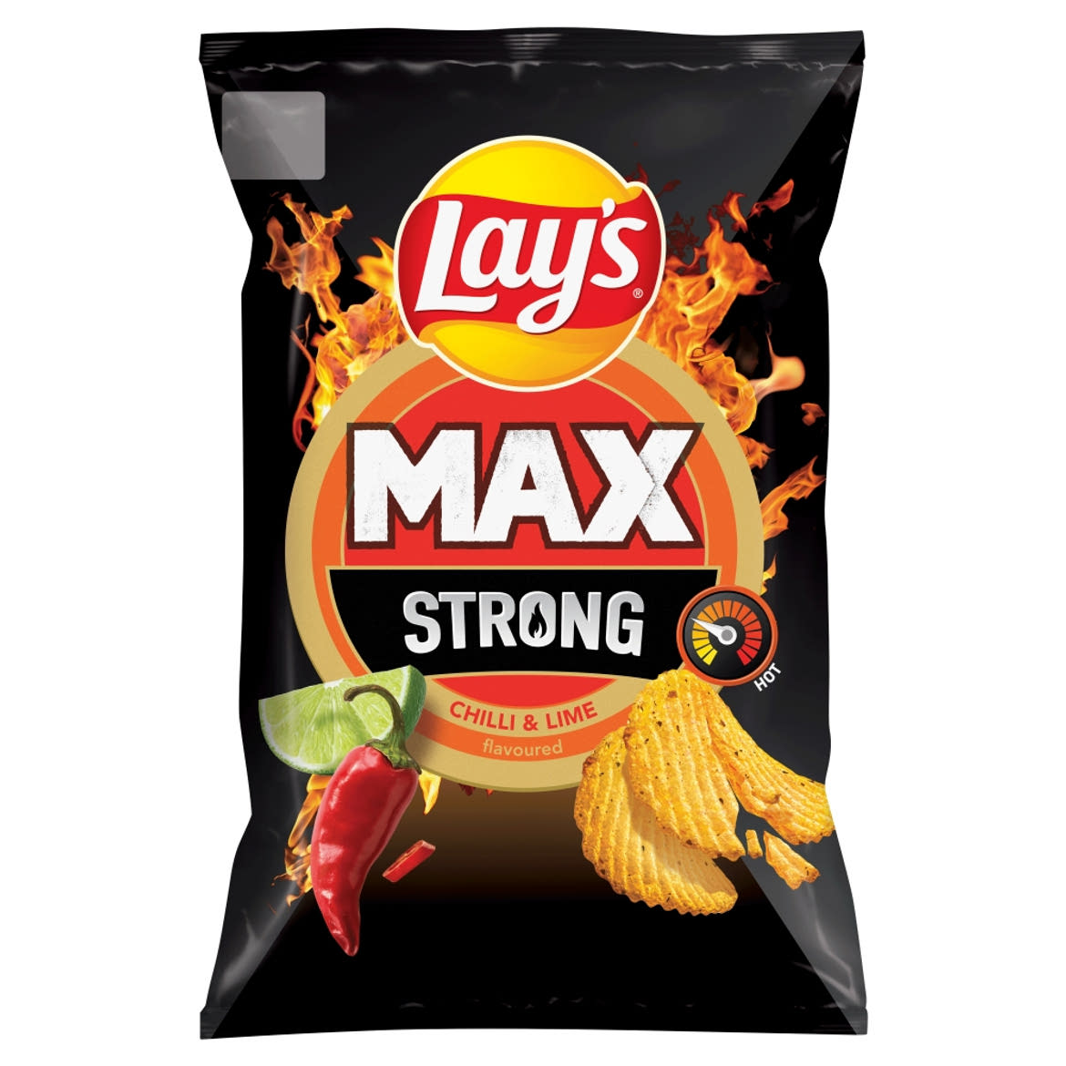 Lay's Strong chili & lime burgonyachips