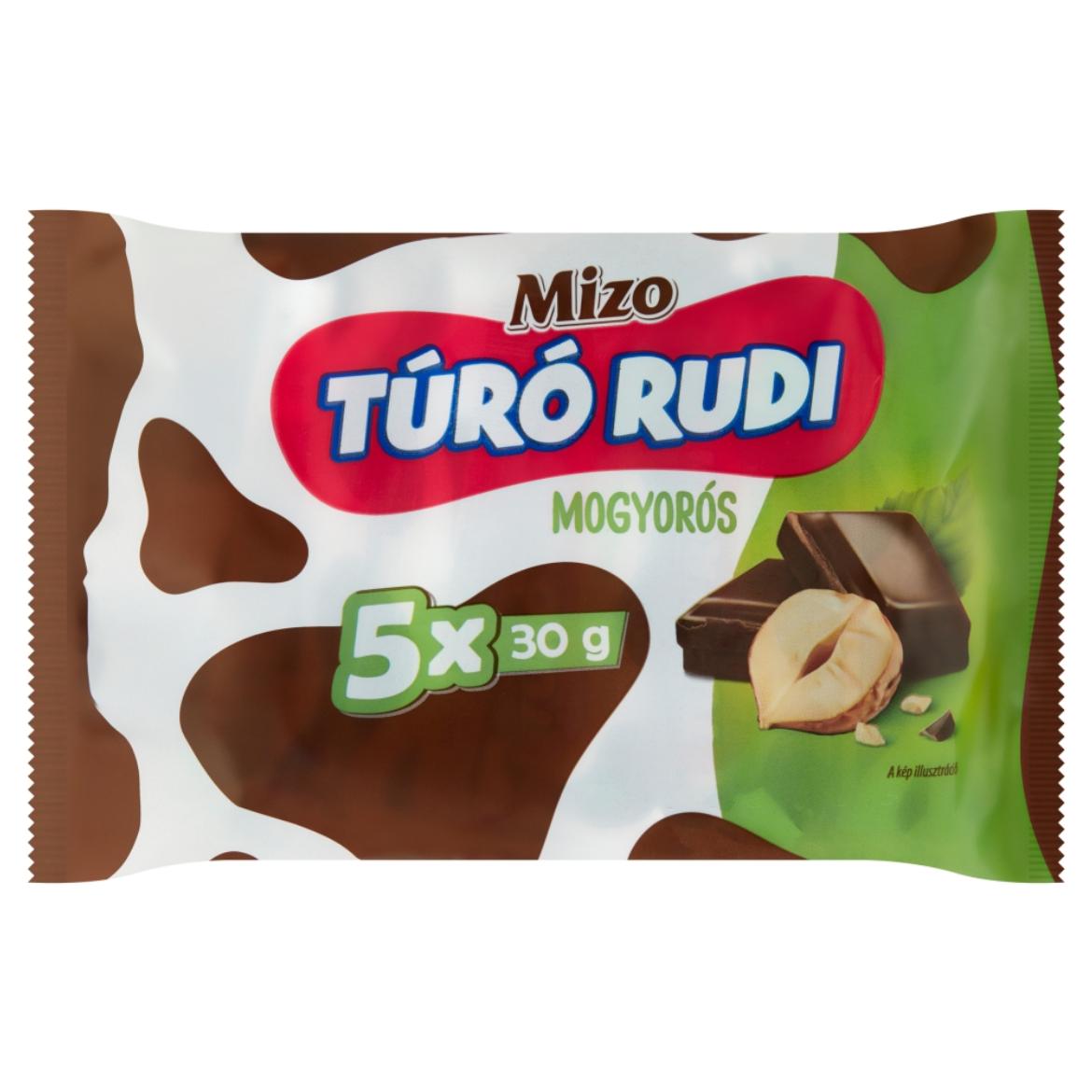Mizo Túró Rudi túródesszert mogyorós-kakaós tejbevonattal 5 x  (150 g)