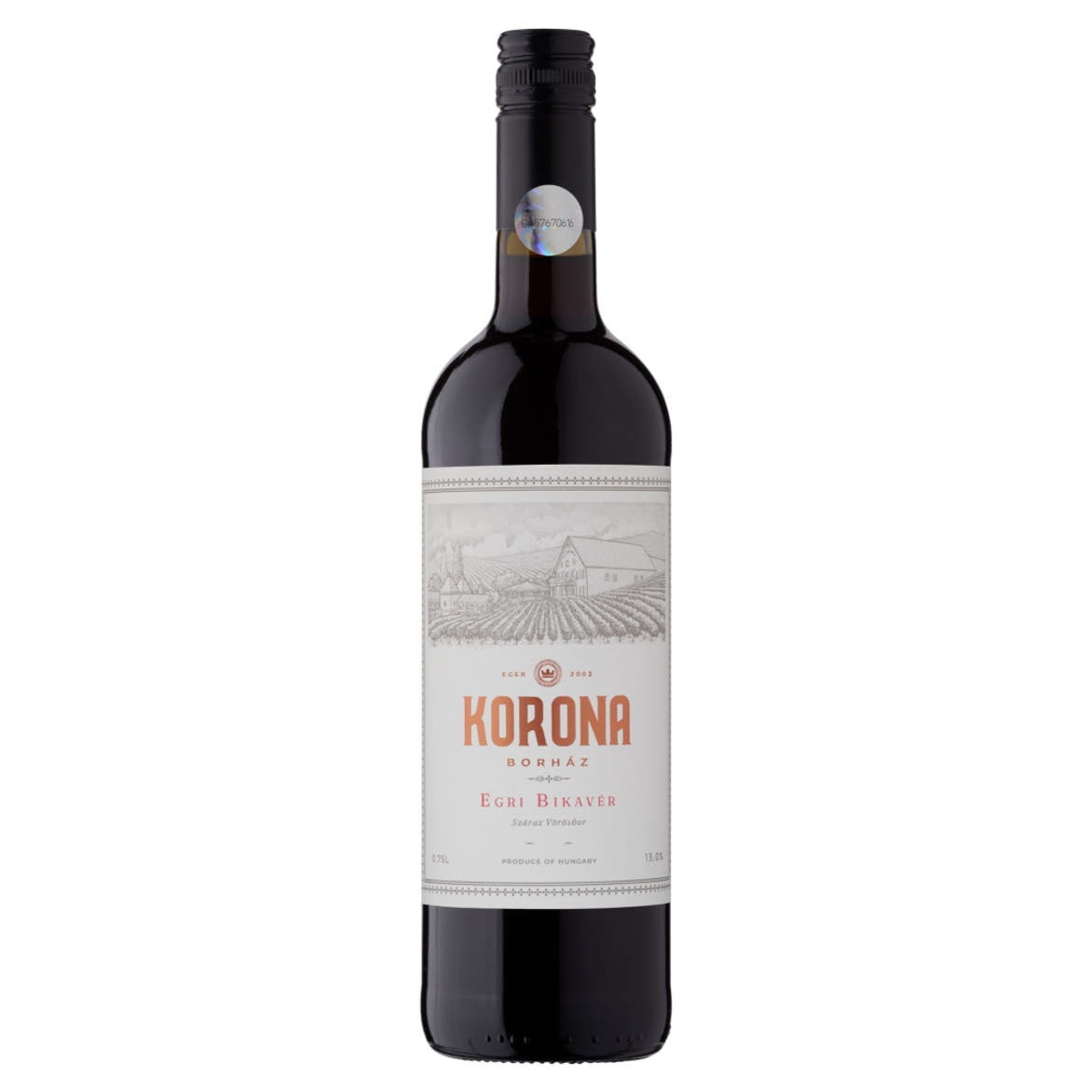 Egri Korona Borház Egri Bikavér classicus száraz vörösbor 14% 0,75 l