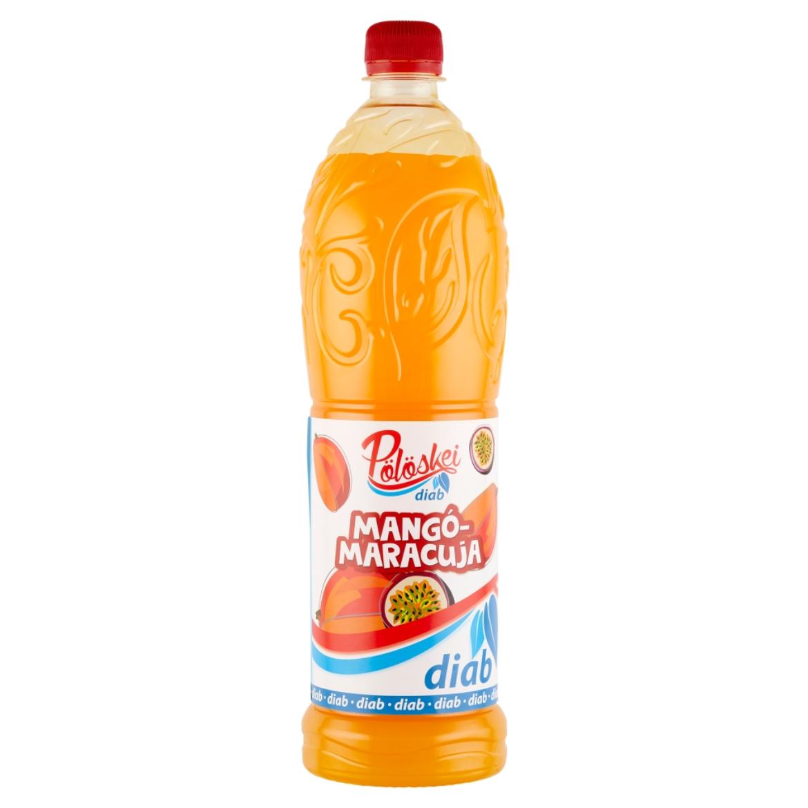 Pölöskei Diab mangó-maracuja ízű szörp édesítőszerekkel