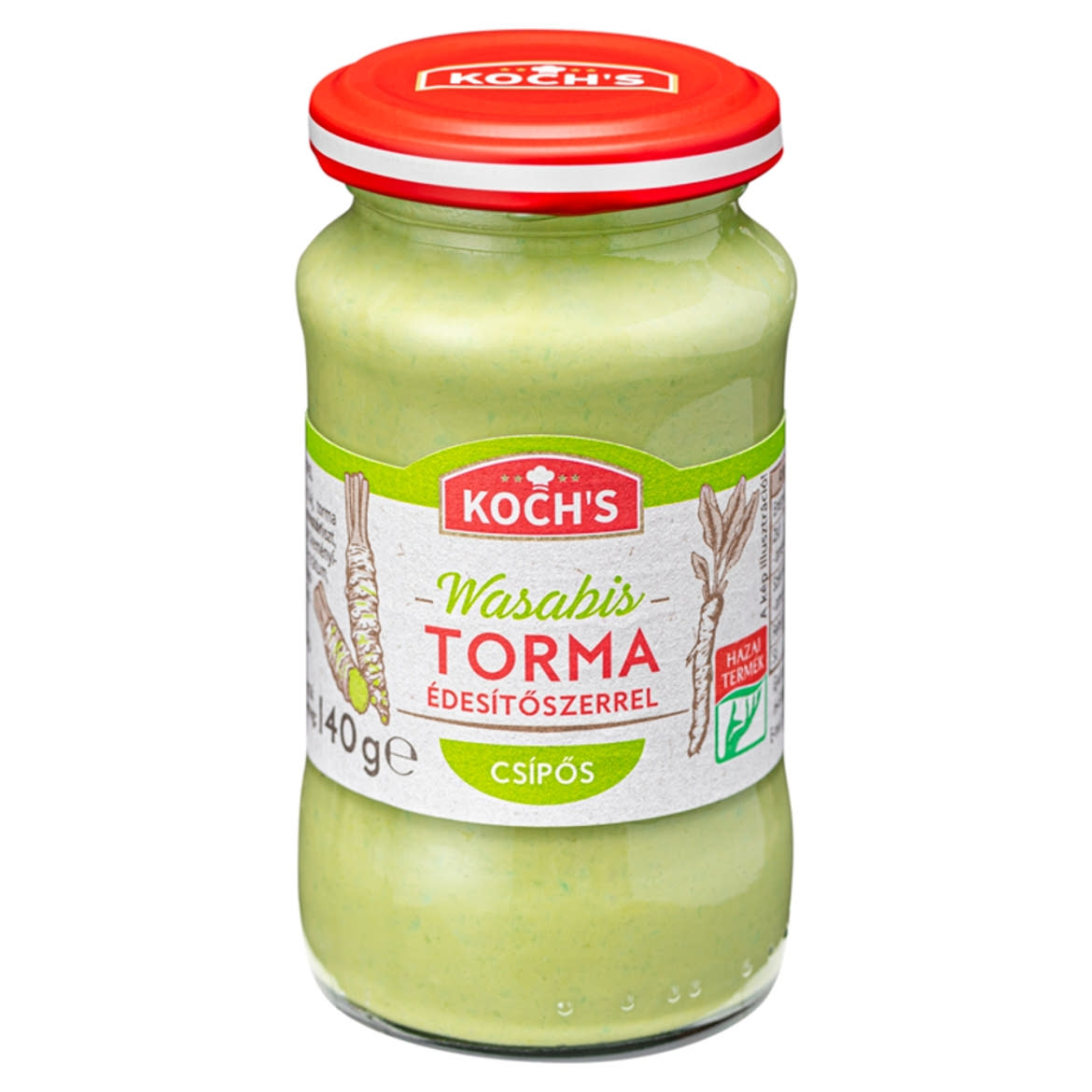 KOCHs csípős wasabi torma édesítőszerrel