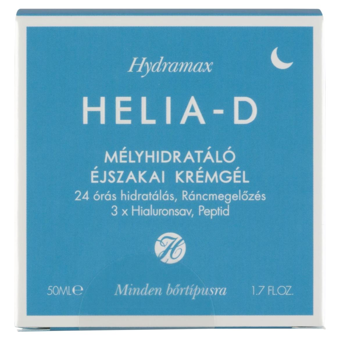 Helia-D Hydramax mélyhidratáló éjszakai krémgél