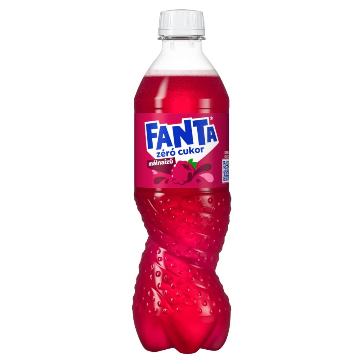 Fanta málna zéro szénsavas üdítőital, + betétdíj, 0,5 L
