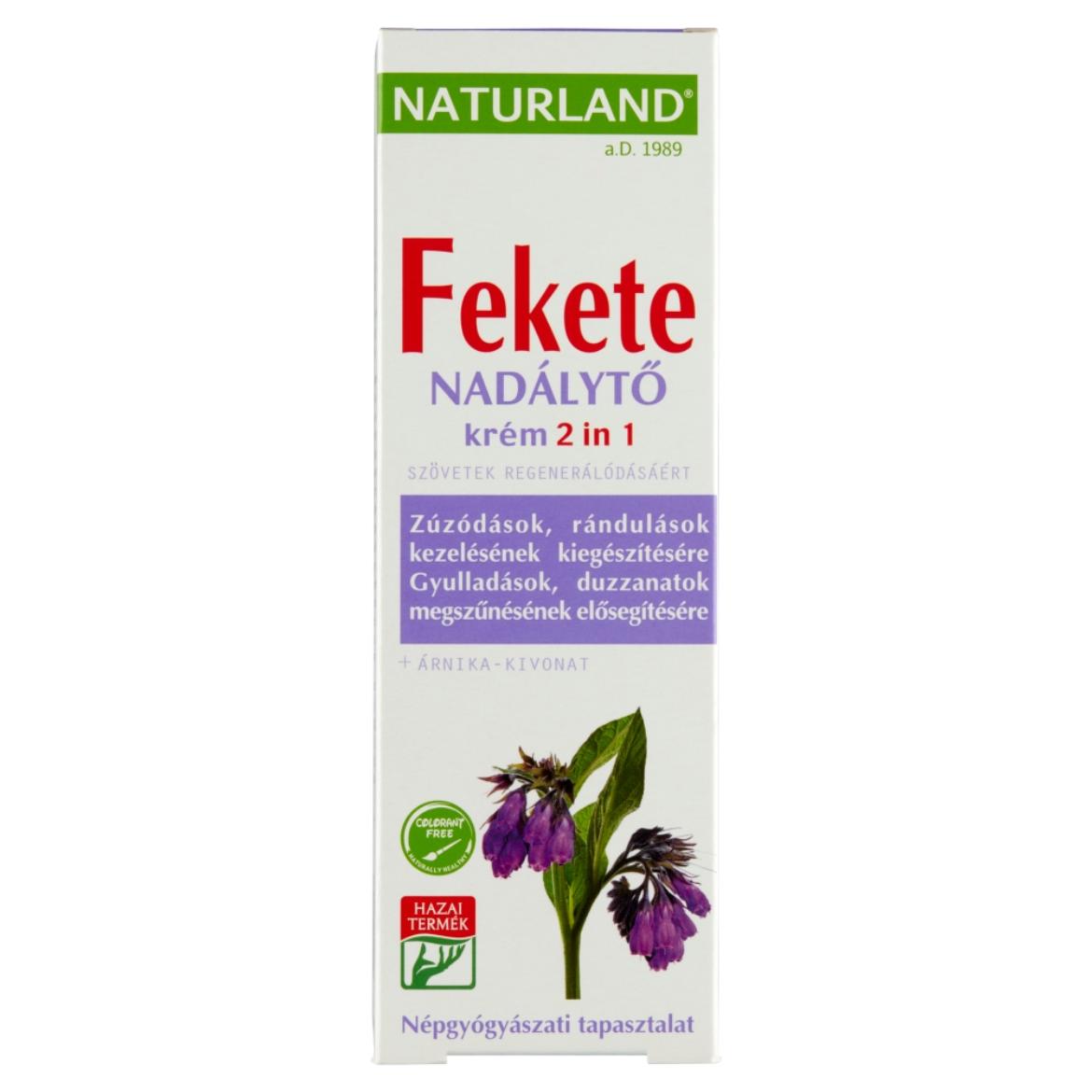 Naturland Health Care 2 in 1 fekete nadálytő krém