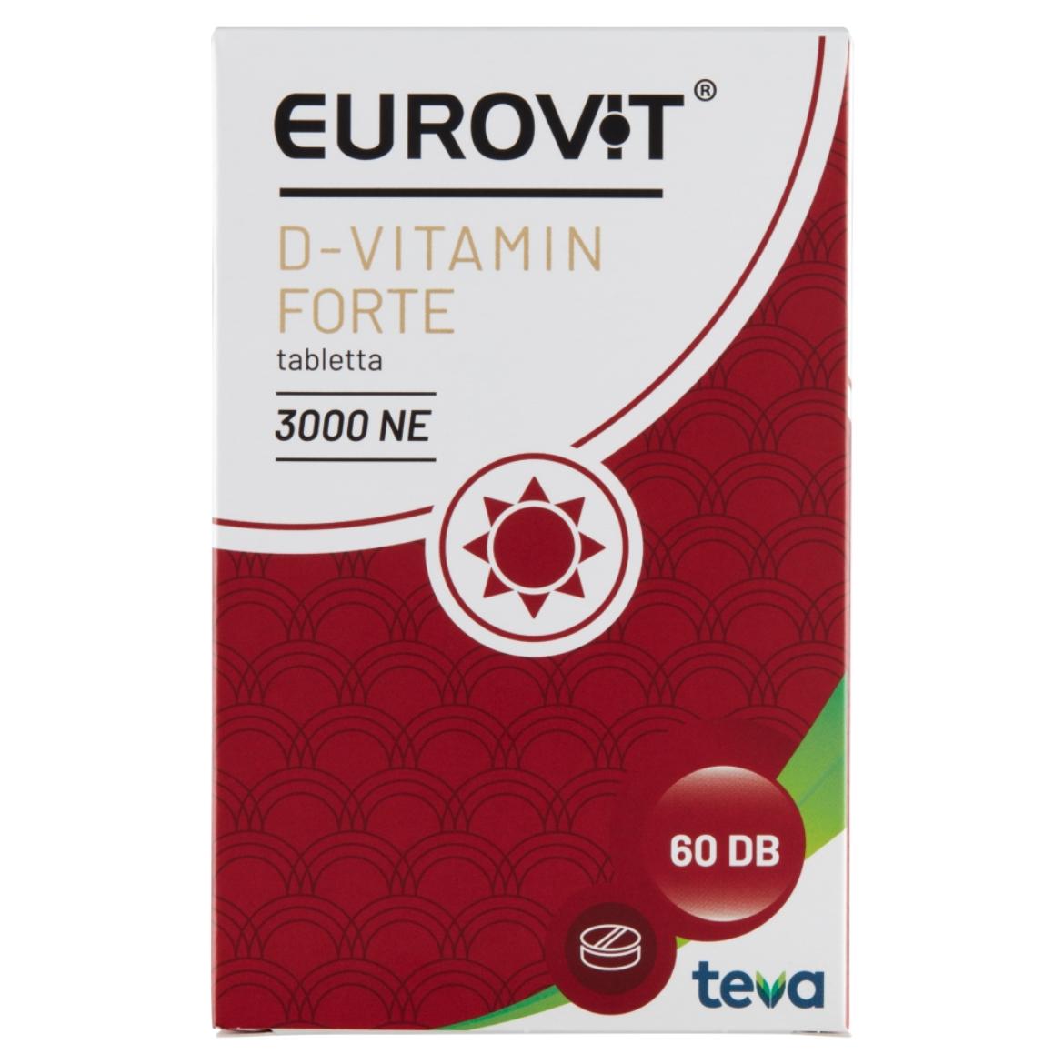Eurovit D-vitamin Forte 3000 NE D-vitamin tabletta