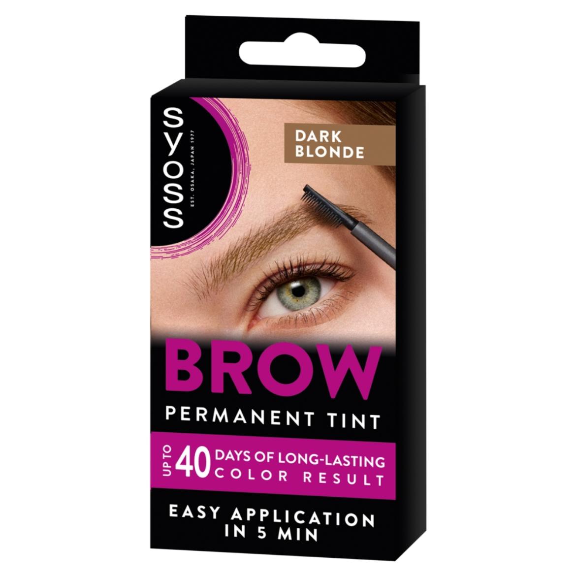 Syoss Brow Tint szemöldökfesték sötétszőke