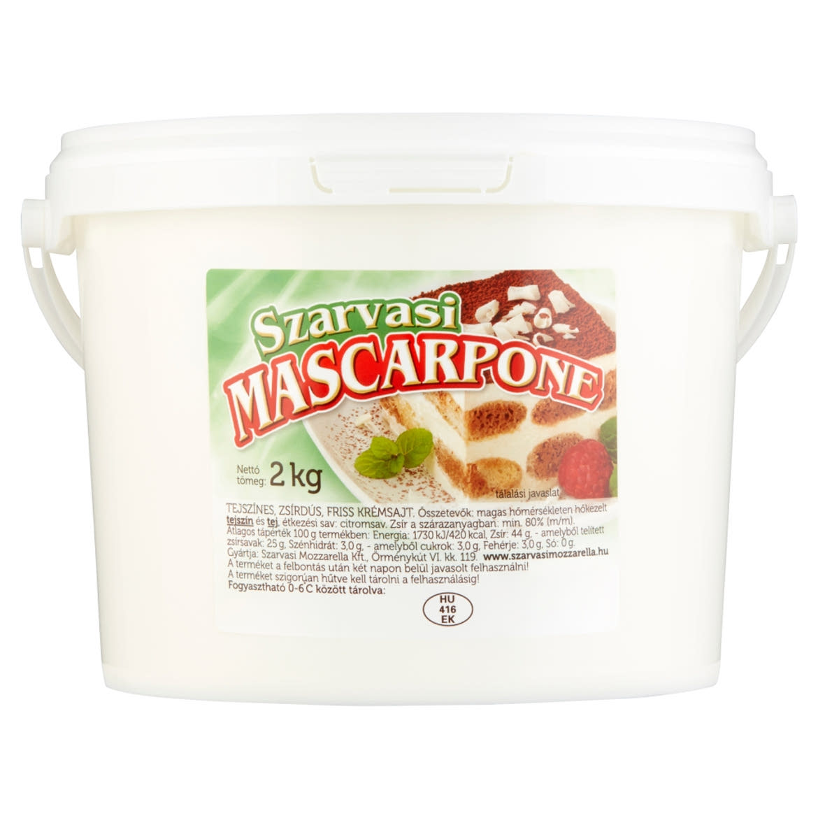 Szarvasi mascarpone krémsajt