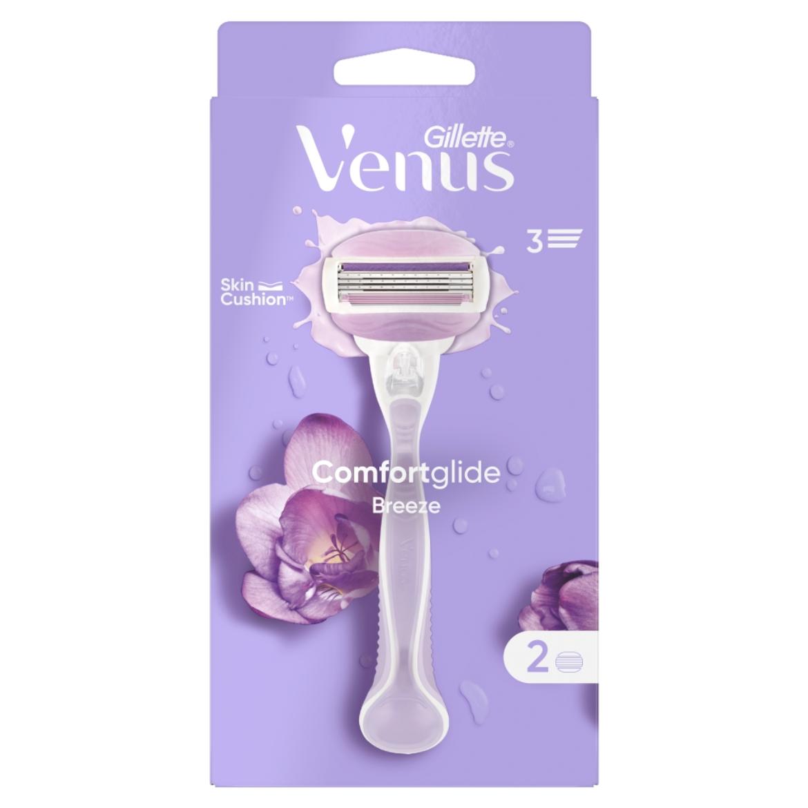 Gillette Venus Breeze 3 pengés borotva + 2 db borotvabetét