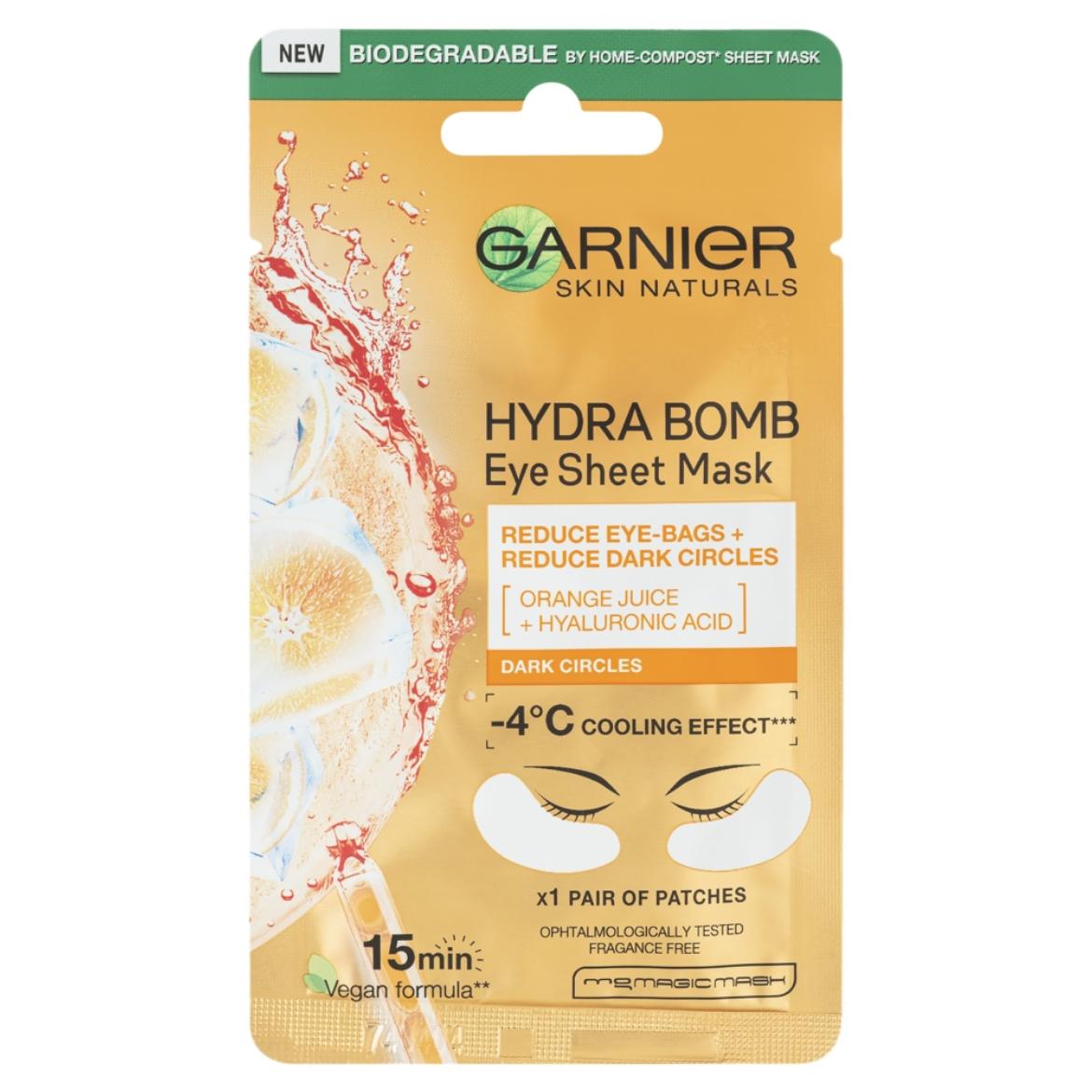 Garnier skin naturals szemmaszkár narancsos