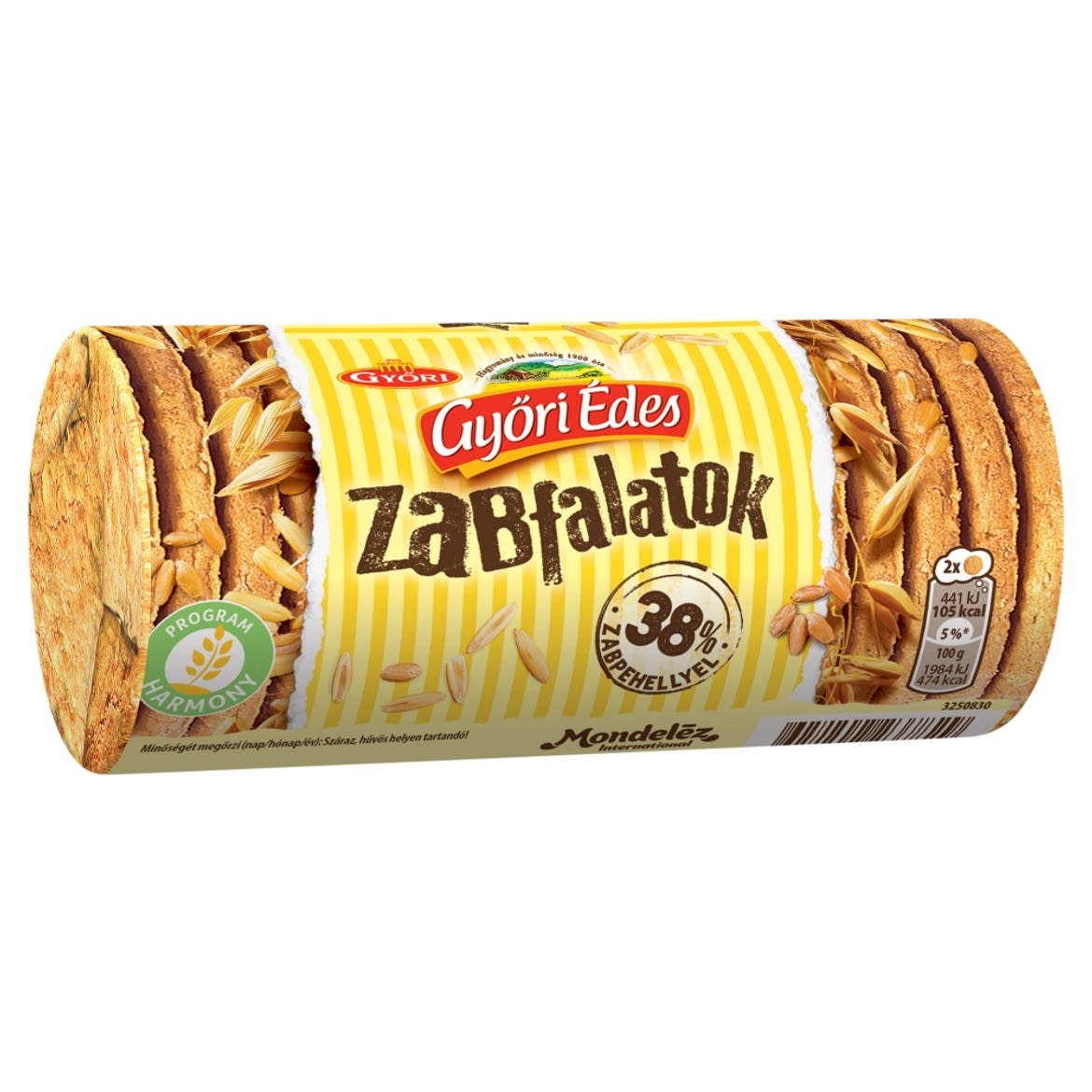 Győri Édes Zabfalatok zabpelyhes, omlós keksz