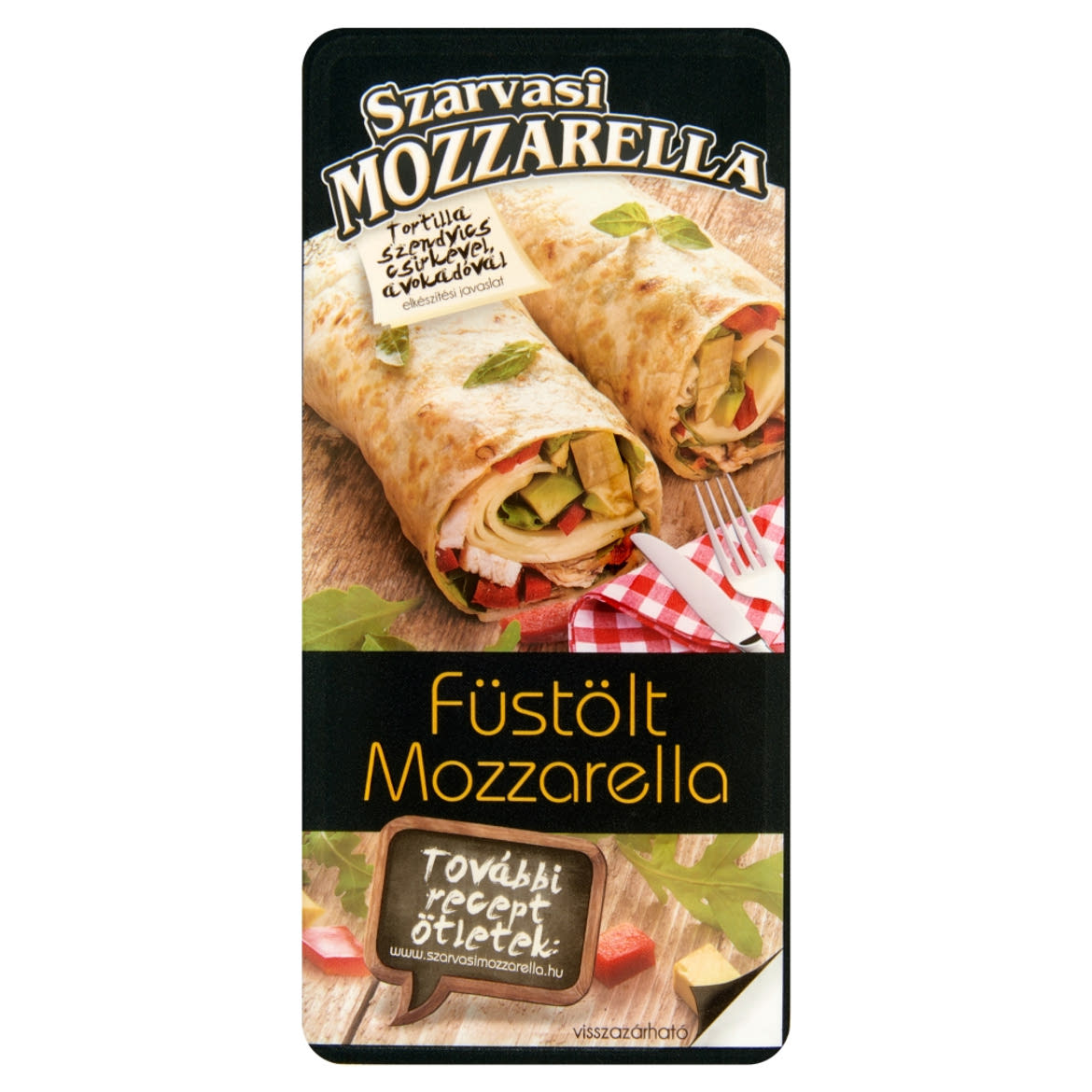 Szarvasi szeletelt füstölt mozzarella sajt