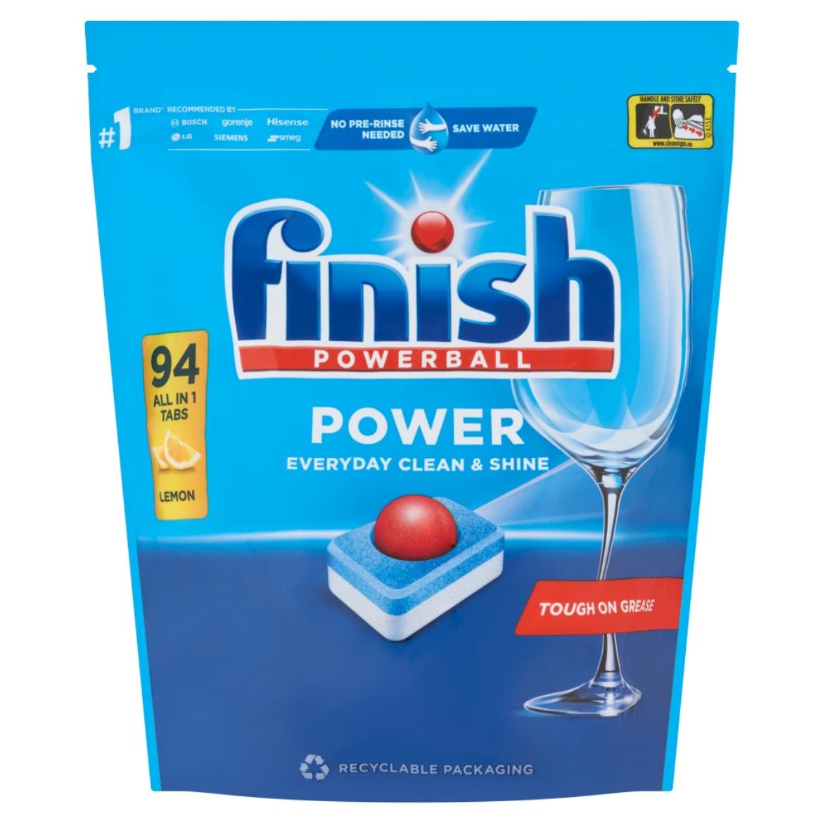 Finish Powerball Power All in 1 Citrom mosogatógép tabletta 94 db