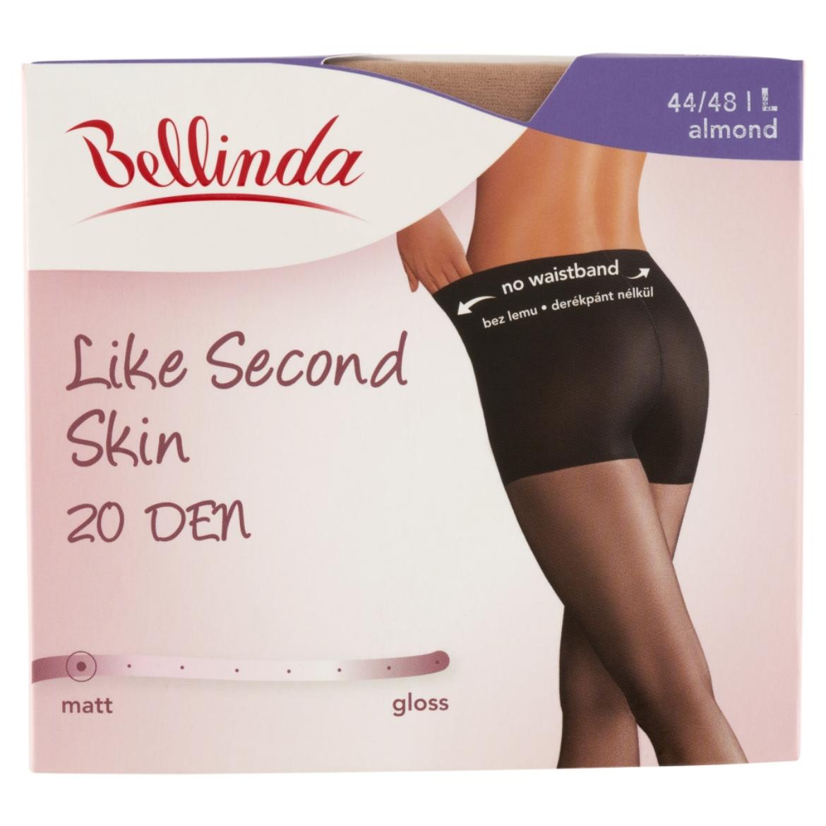 Bellinda Like Second harisnya 20Den almond, L-es méret