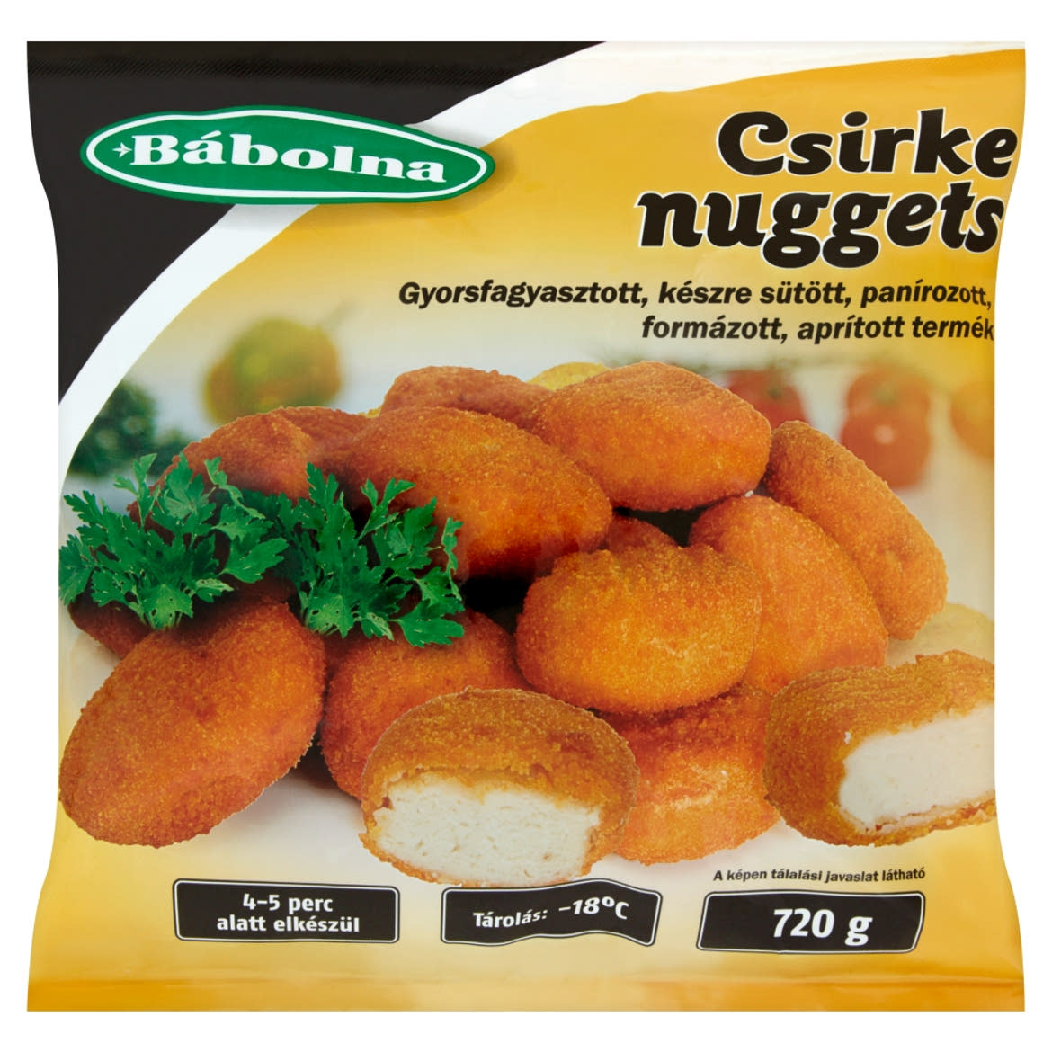 Bábolna gyorsfagyasztott csirke nuggets