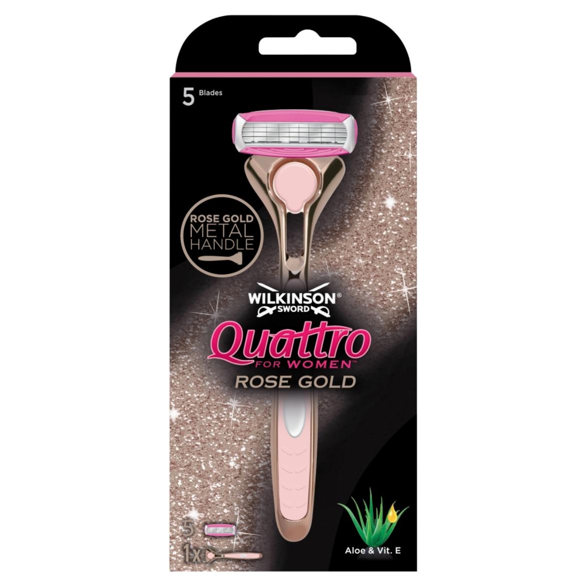 Wilkinson Quattro for Women Rose Gold borotva