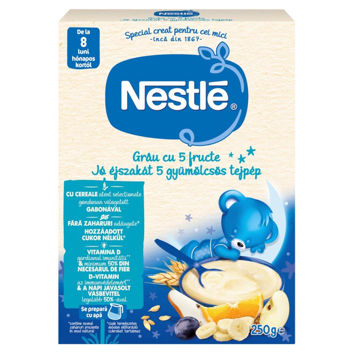 Nestlé Jó éjszakát 5 gyümölcsös tejpép 8 hónapos kortól