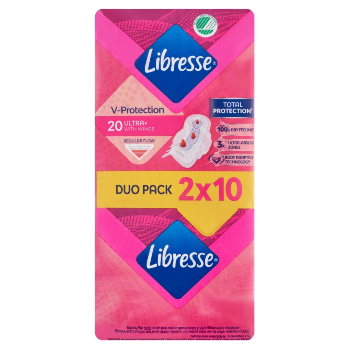 Libresse Ultra+ Freshness & Protection egészségügyi betét