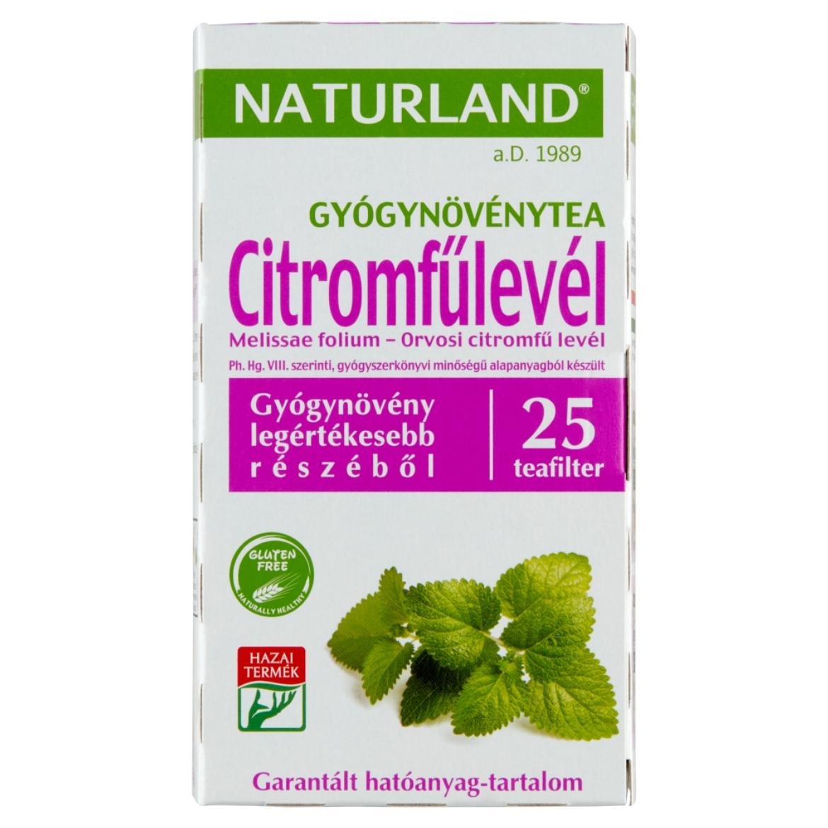 Naturland Herbal citromfűlevél gyógynövénytea