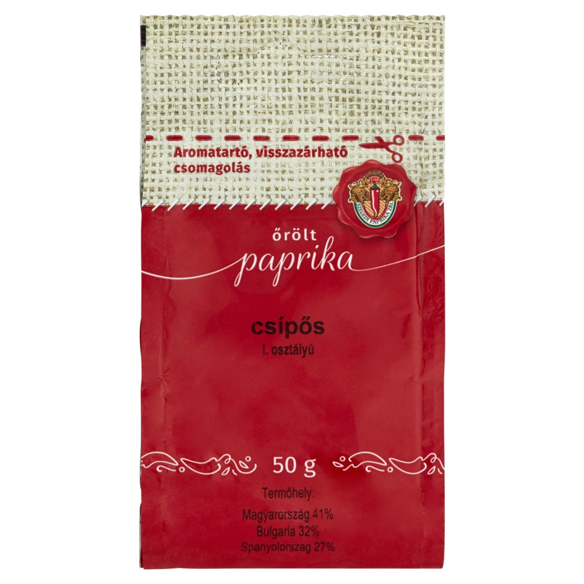 Szegedi Paprika I. osztályú csípős őrölt paprika