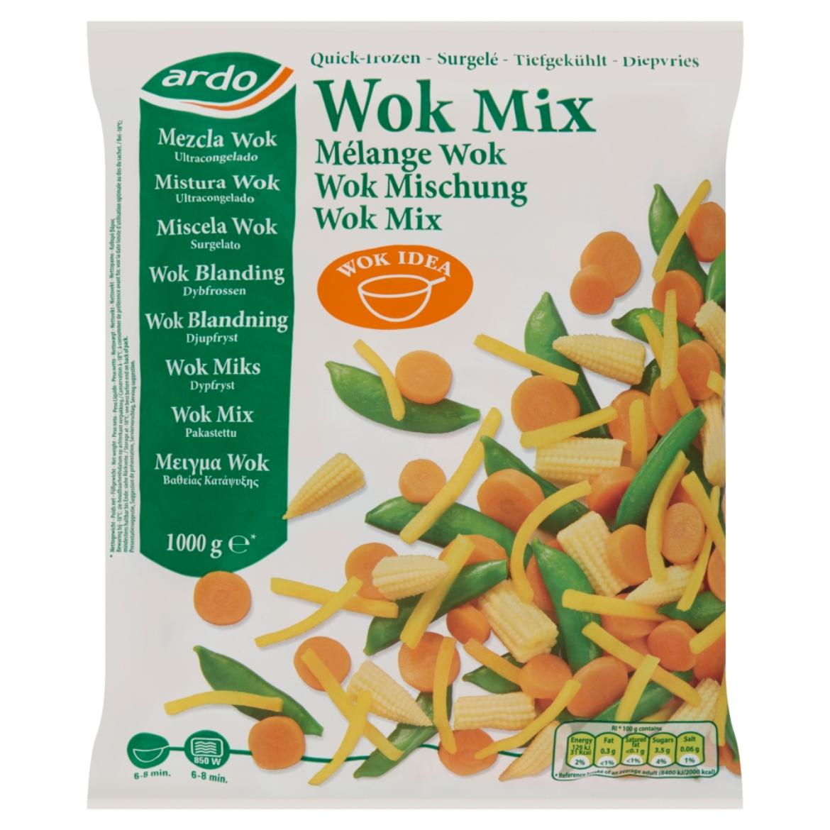 Ardo gyorsfagyasztott wok zöldségkeverék
