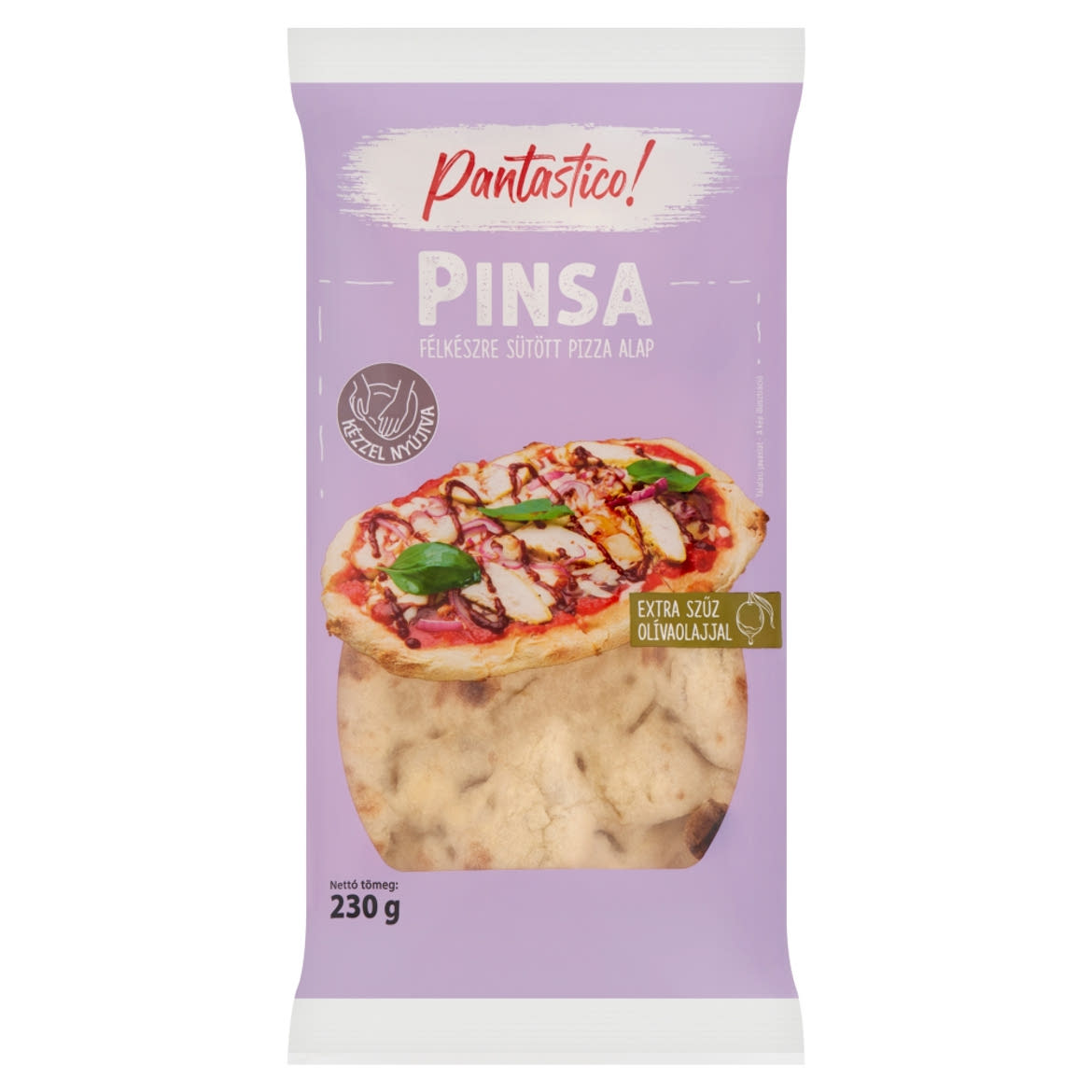 Pantastico! pinsa Félkészre sütött pizza alap klasszikus,
