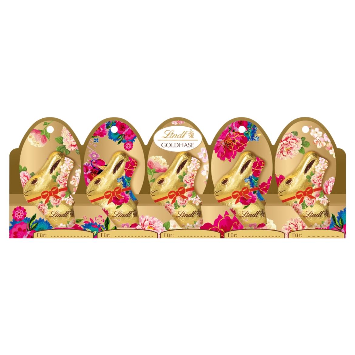 Lindt Goldhase alpesi tejcsokoládé 5 x (50 g)