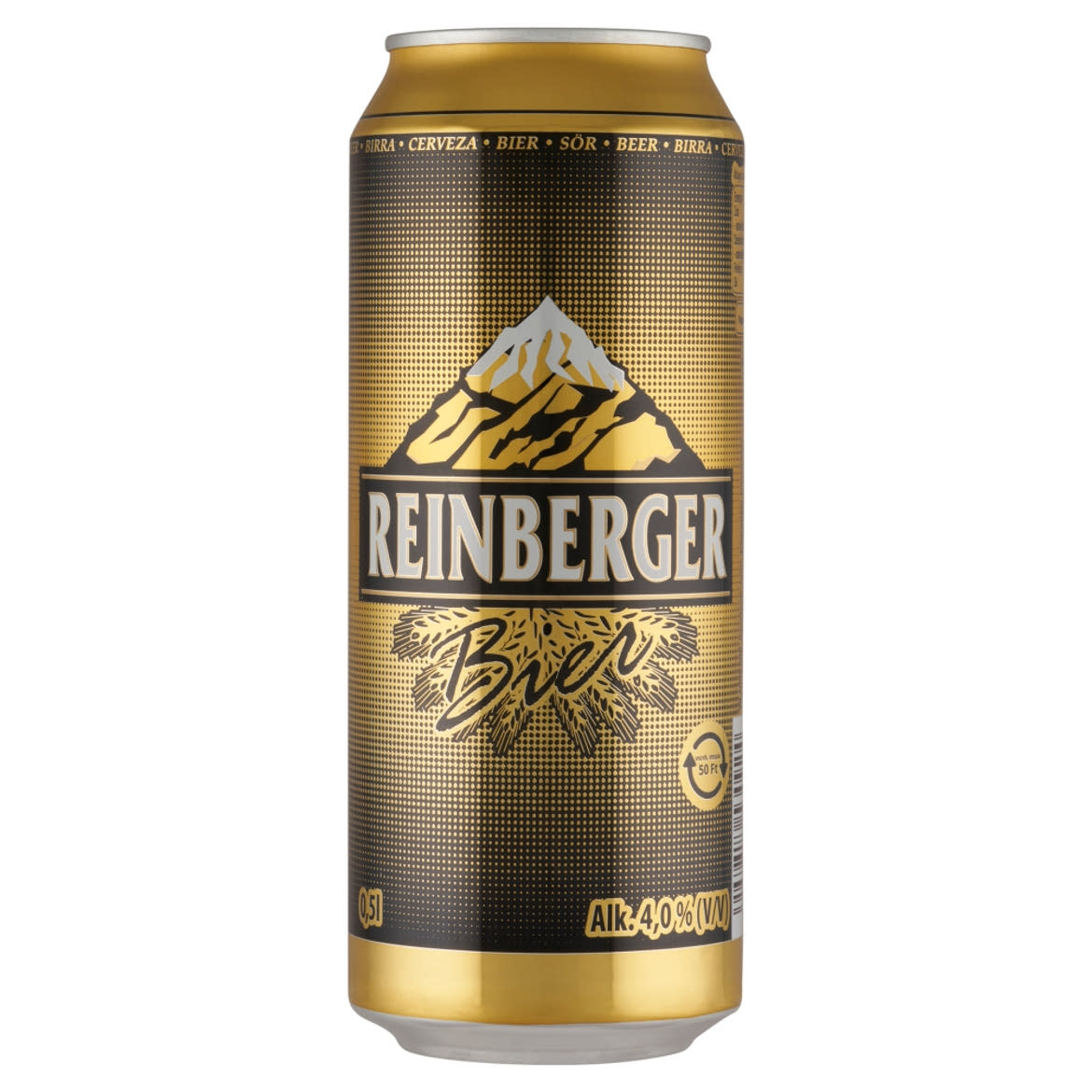 Reinberger világos sör 4% 0,5 l