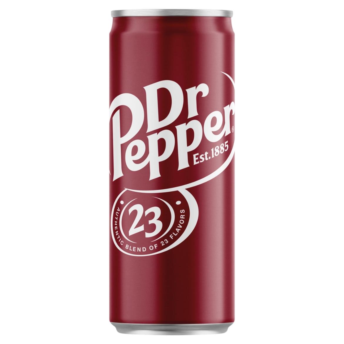 Dr Pepper szénsavas üdítőital cukorral és édesítőszerekkel