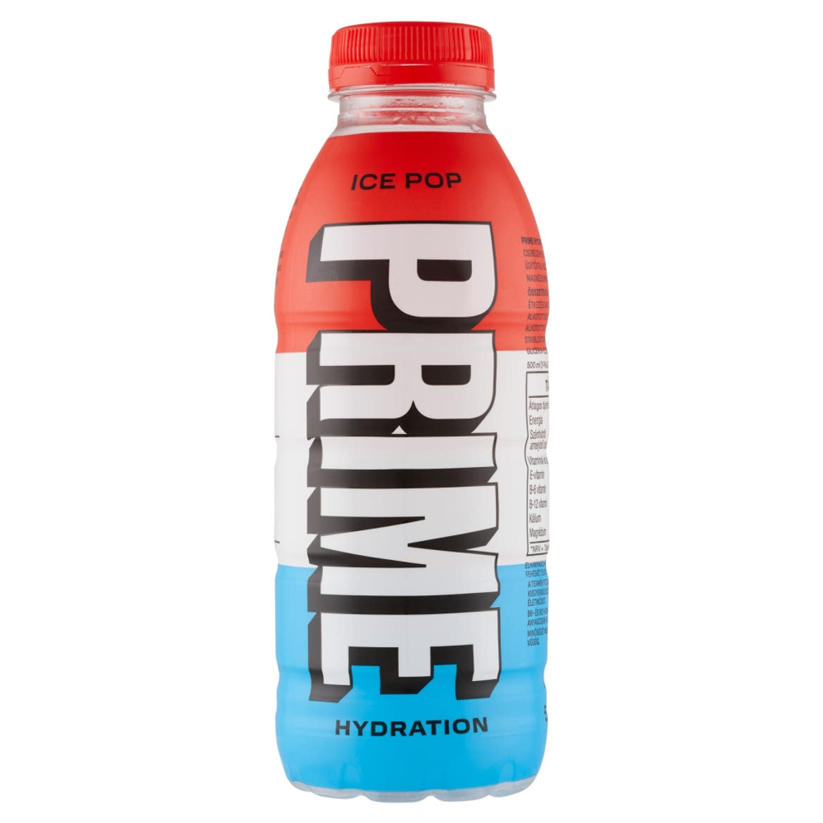 Prime Hydration Ice Pop cseresznye -, lime- és kék málnaízű, szénsavmentes üdítőital