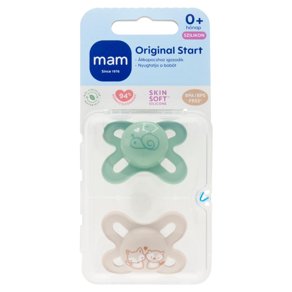 MAM Original Start szilikon játszócumi újszülött kortól