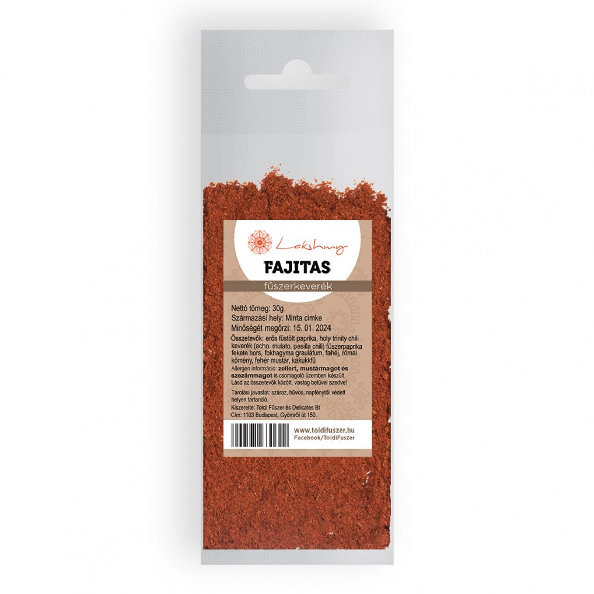 Fajitas fűszerkeverék