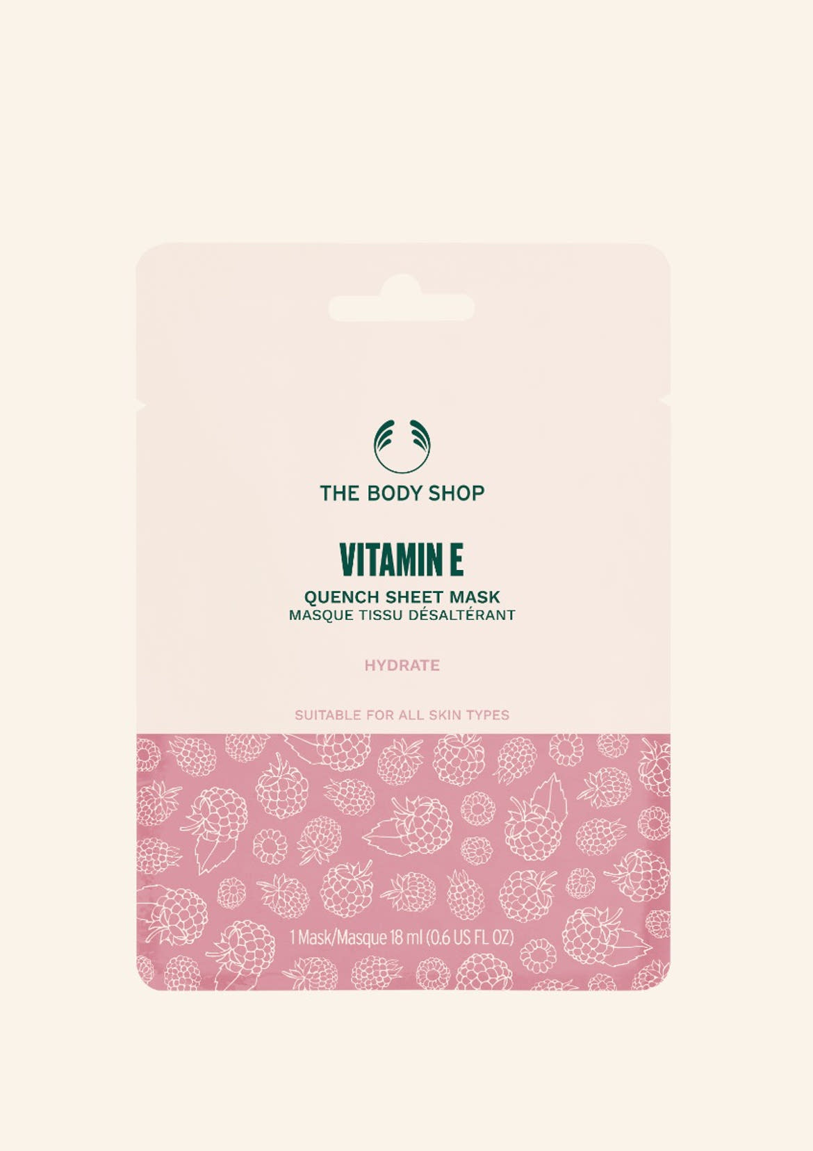 Hidratáló E-vitaminos fátyolmaszk