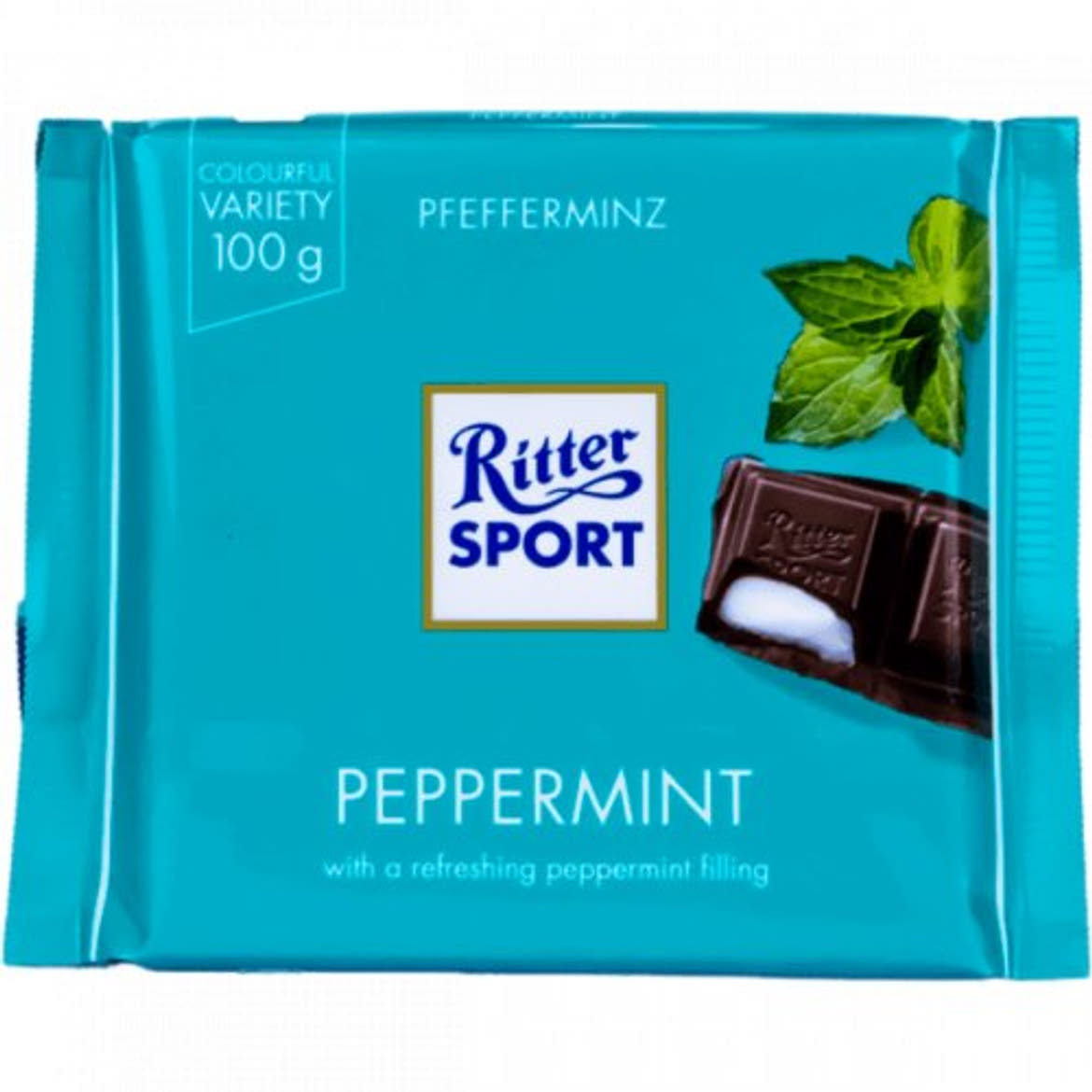 RITTER Sport mentás táblás csokoládé, 100 g