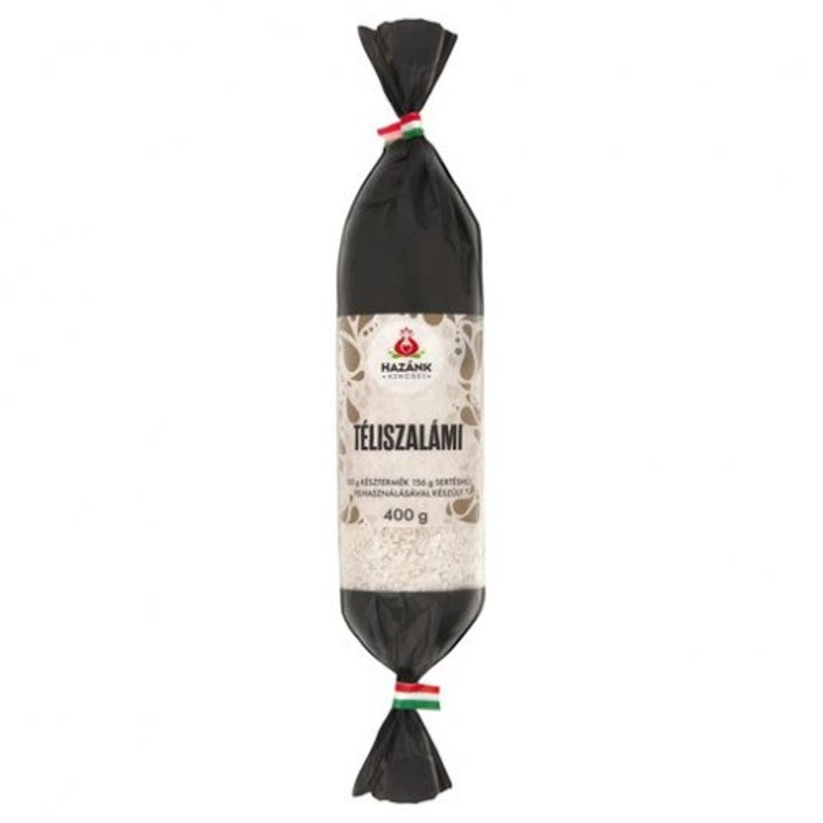 Hazánk Kincsei Téliszalámi, sertés, csemege, 400 g