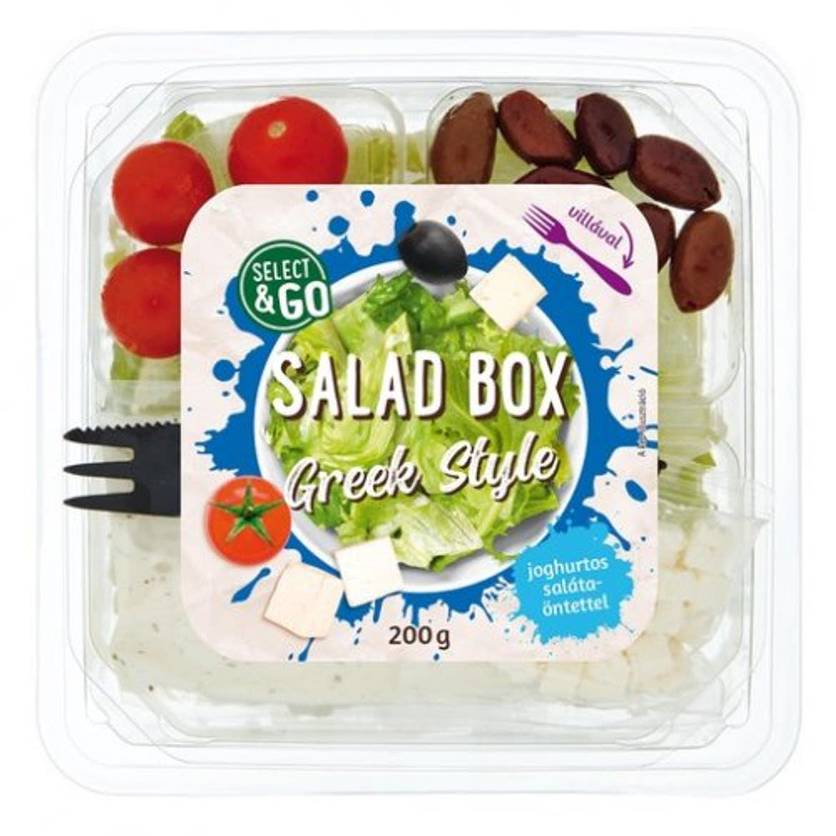 Select to go saláta box görög, 200 g