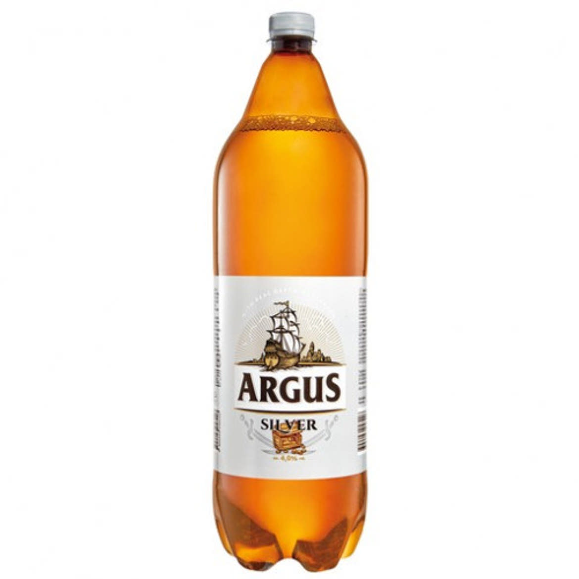 Argus Silver világos sör 4% pet, 2 L