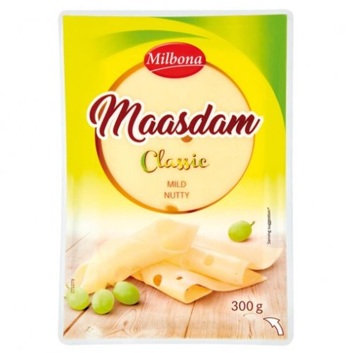 Milbona Maasdamer sajt szeletelt, 300 g