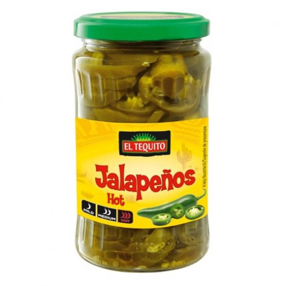 El tequito Jalapeño paprika szeletek, 350 g / 170 g