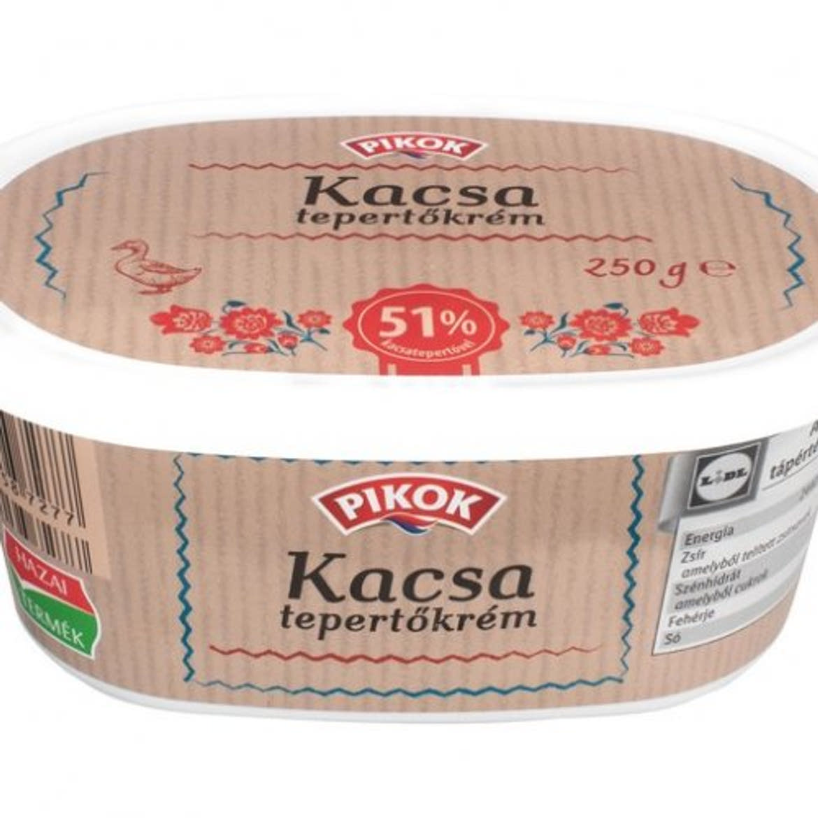 PIKOK Kacsa tepertőkrém csípős, 250 g