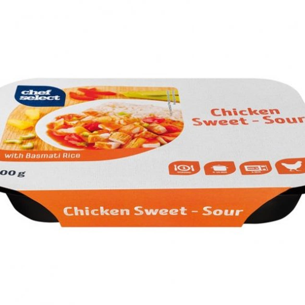 Chef Select édes-savanyú csirke rizzsel hűtött készétel