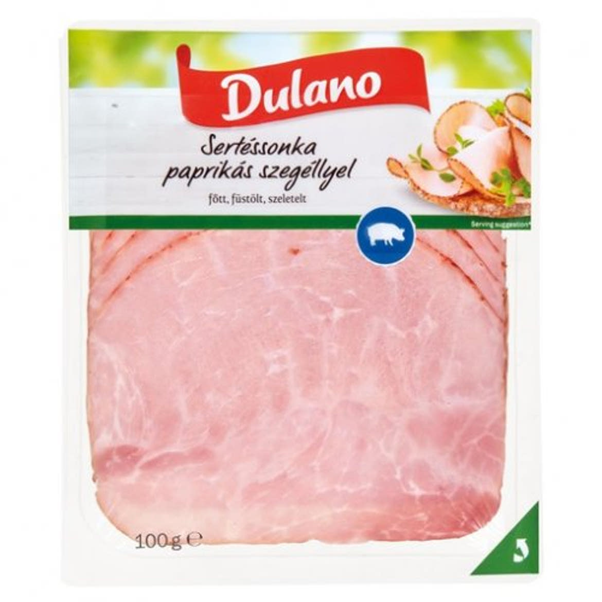 Dulano sertéscomb szeletek, főtt, 100 g