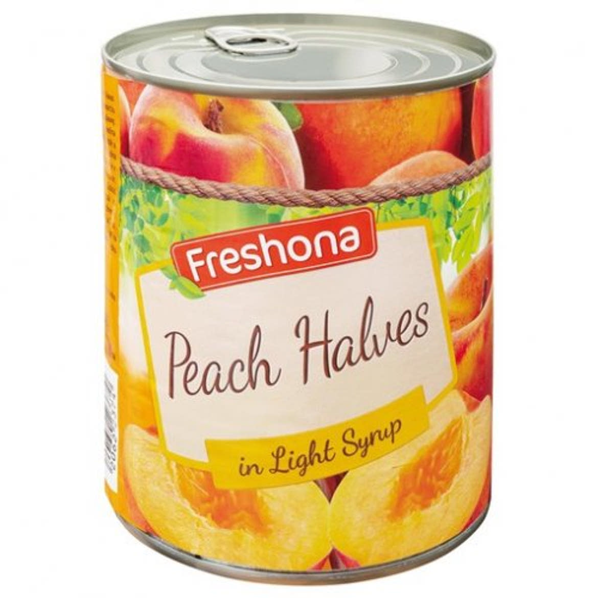 Freshona, Őszibarack befőtt  felezett, magozott, hámozott, 820 g / 480 g