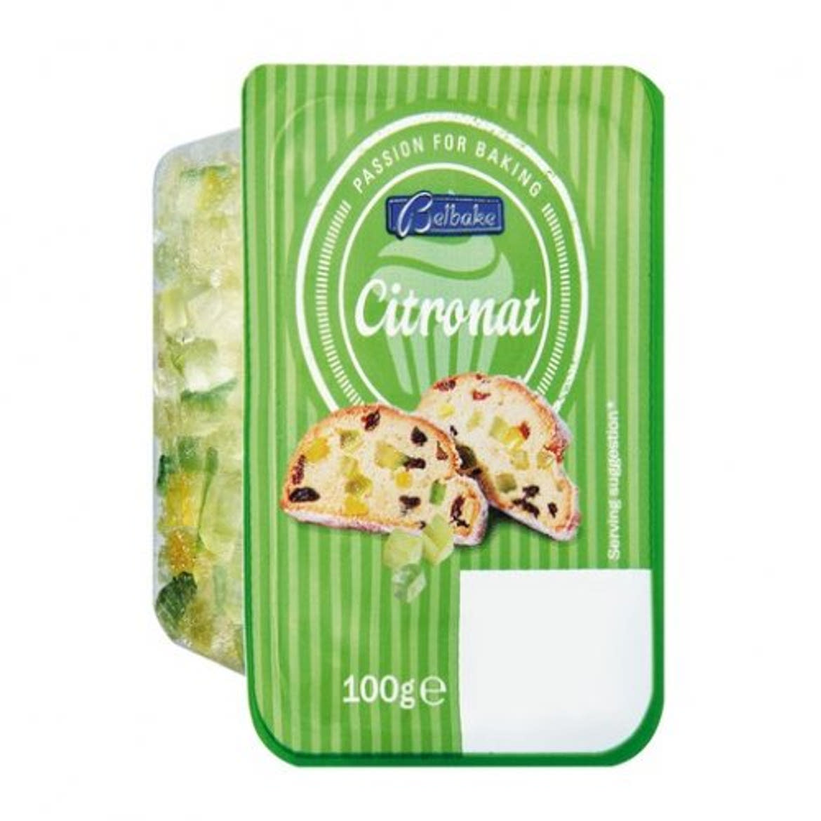 Belbake Kandírozott gyümölcsök citromhéj, 100 g