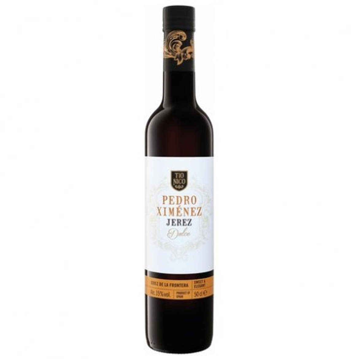 TIO NICO Pedro Ximénez Jerez édes, likőrbor 15 %, 0,5 L