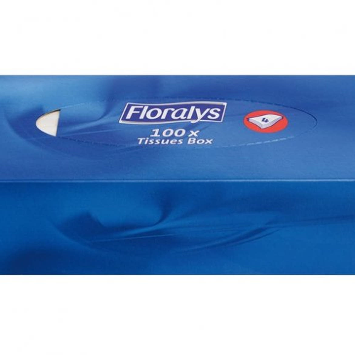 Floralys papír-zsebkendőbox doboz, 4 rétegű, 100 db