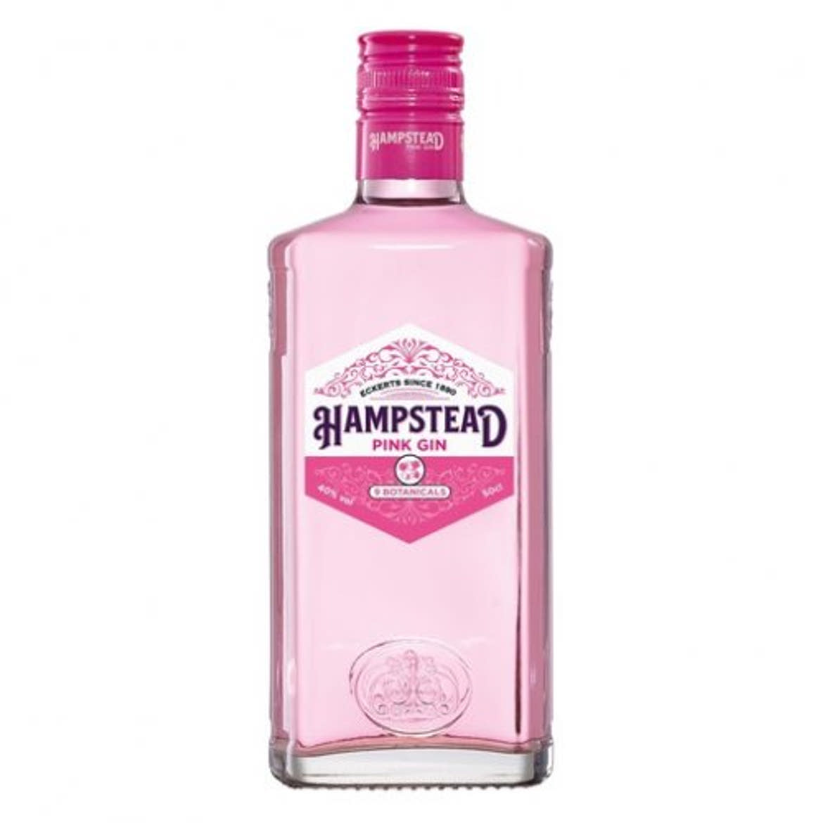 Hampstead Pink Gin 40%, 0,5 L