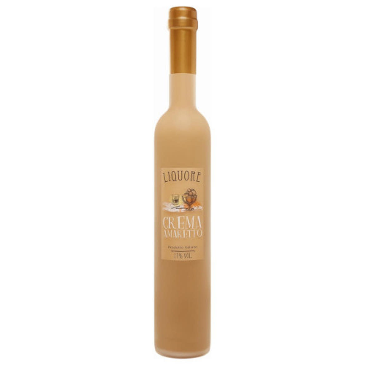 Amaretto krémlikőr 17%, 0,5 L