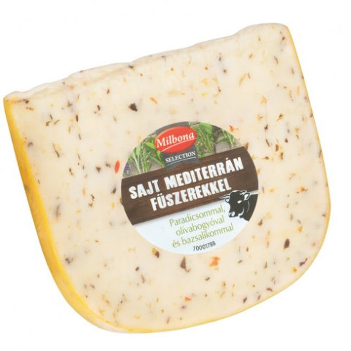 Milbona Selection Sajt mediterrán fűszerekkel, 100 g